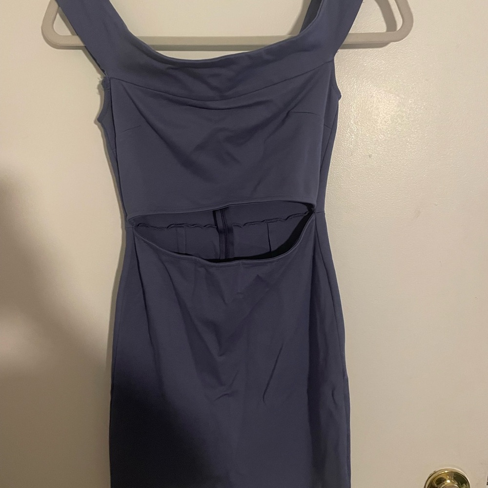 Blue Sleeveless Dress